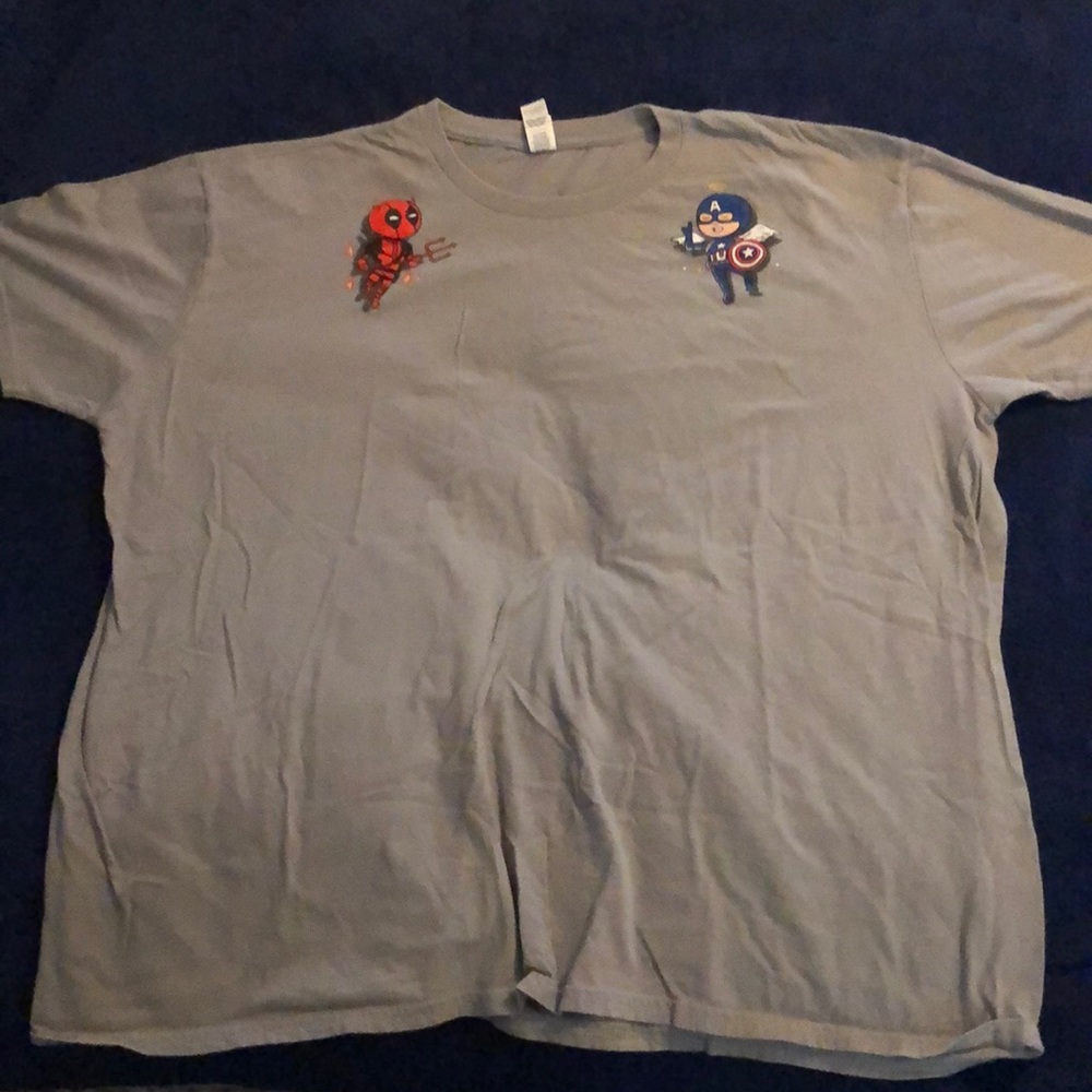 Angel/Devil shoulders T-shirt